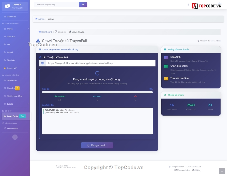 website đọc truyện,nền tảng truyện VIP,CMS quản trị truyện,tích hợp thanh toán,giao diện responsive,tối ưu SEO truyện